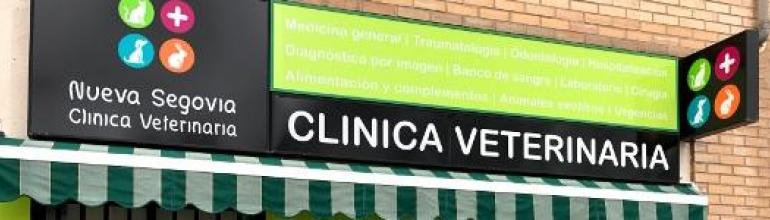 Fachada de la Clínica Veterinaria Nueva Segovia